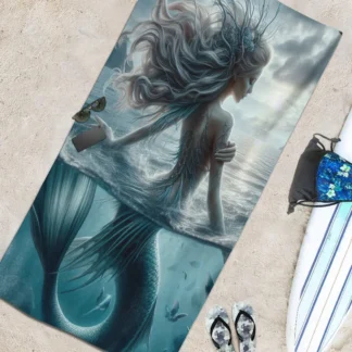 Toalha de praia Sereia-Design Exclusivo