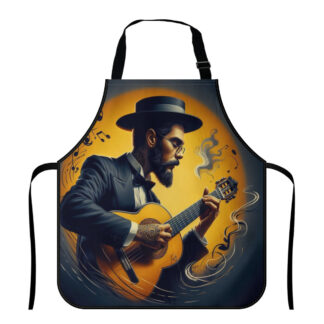 Avental de cozinha com homem fadista