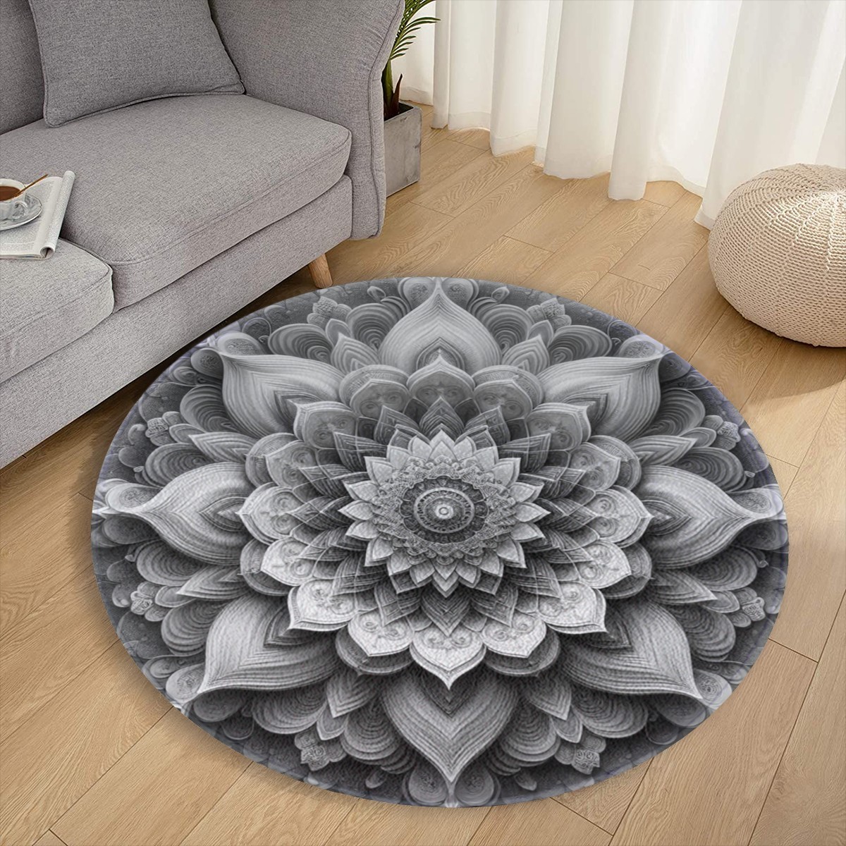 Tapete Redondo Personalizado – Conforto e Estilo à Sua Medida