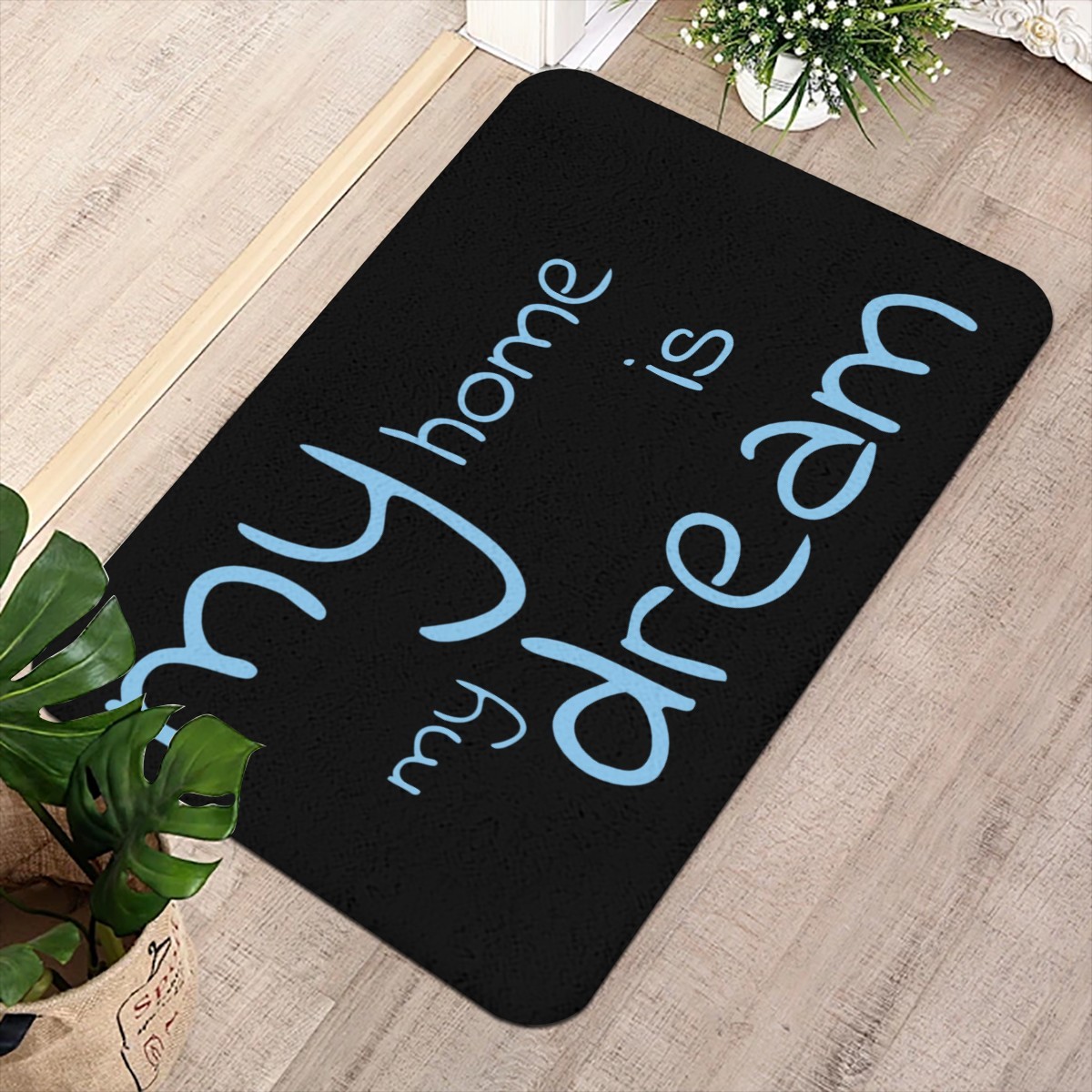 tapete de chão interior personalizado absorvente várias medidas