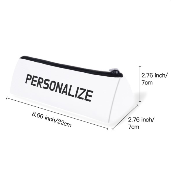 Estojo de lápis triangular para personalizar